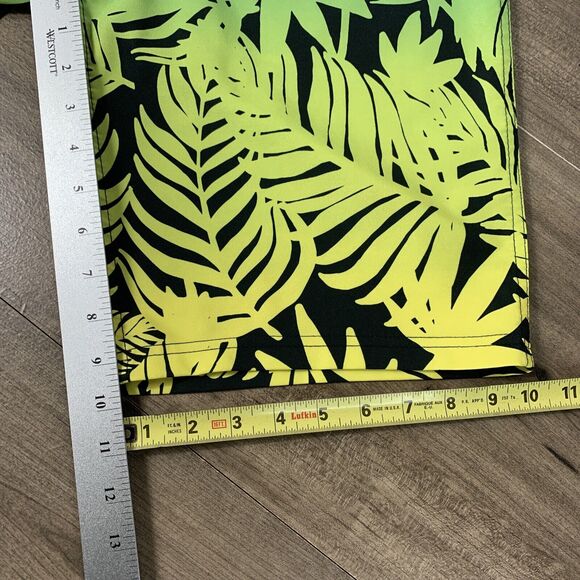 Old Navy Mens Swim Trunks Shorts Size 30 Drawstring Palm Surfing Elastic Waist - Picture 4 of 10